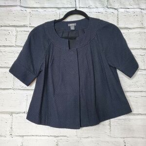 Kenneth Cole Reaction short shrug cardigan textured Jacket Women's size 2 Black
